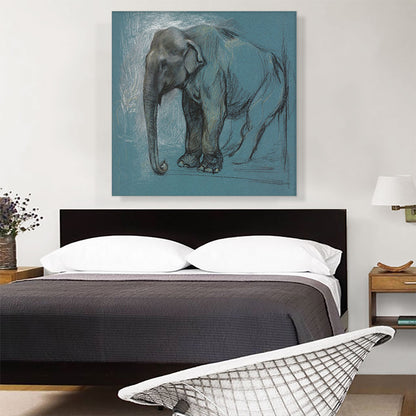 Study Of An Elephant