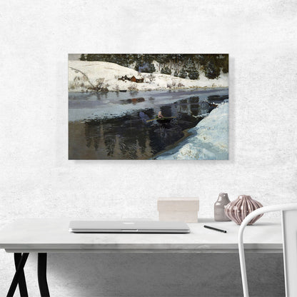 Winter At The River Simoa 1883