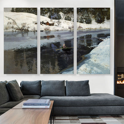 Winter At The River Simoa 1883