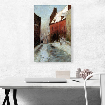 A Winter Street Scene Montreuil