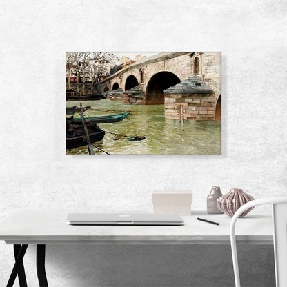 Le Pont Marie A Paris 1893 Levels