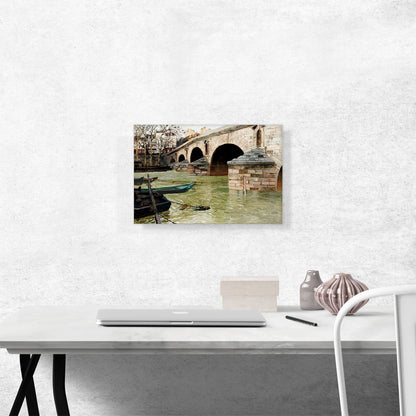 Le Pont Marie A Paris 1893 Levels