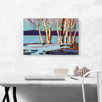 Birches Spring 1917