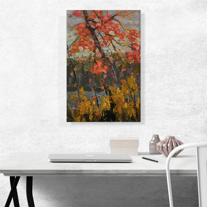 Twisted Maple Red Tree Fall 1914