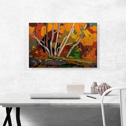 Autumn Birches Fall 1916