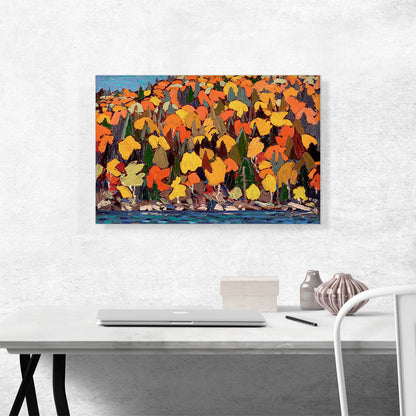 Autumn Foliage Fall Or Winter 1915