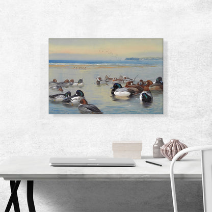 Ducks Along The Shoreline 1921