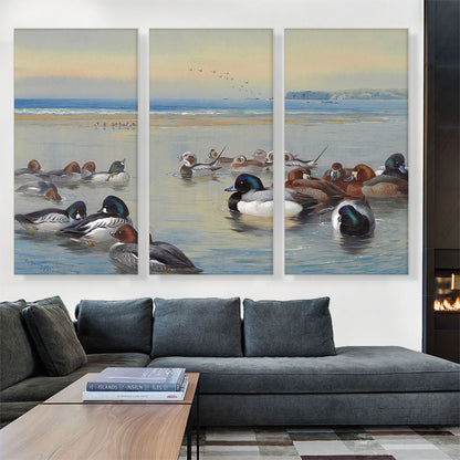 Ducks Along The Shoreline 1921
