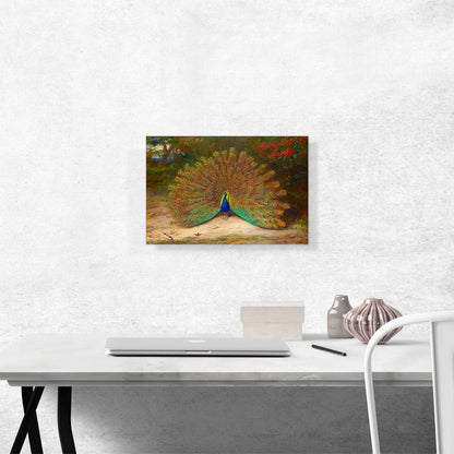 Peacock And Peacock Butterfly 1917