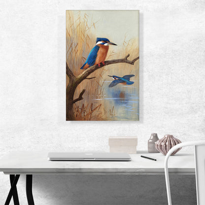 A Pair Of Kingfishers 1914