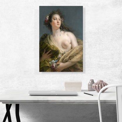 Portrait Of a Lady As Flora