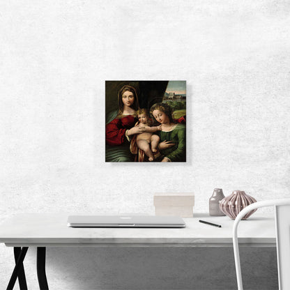 The Madonna And Child With Saint Catherine