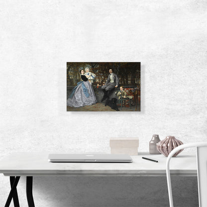 Marquis And Marchioness Of Miramon And Children 1865
