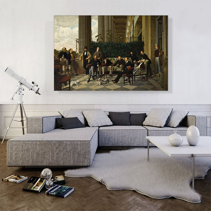 The Circle Of The Rue Royale 1868