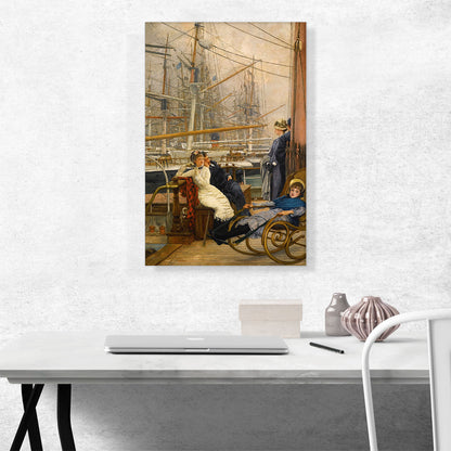 A Visit To The Yacht 1873