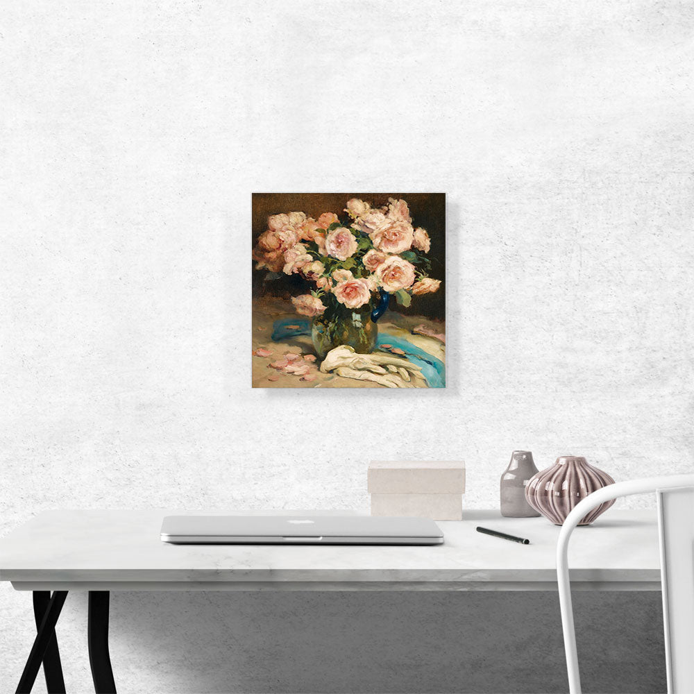 Roses In a Glass Jug