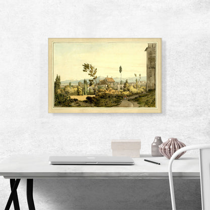 Temple of Bacchus In The Distance 1780