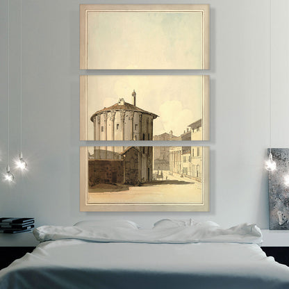 Temple Of Vesta And Temple Of Fortune Virilis 1781