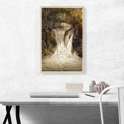 The Cascade At Rydal Hall 1786
