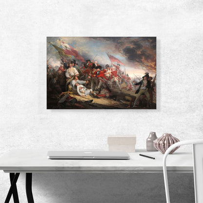 The Battle Of Bunkers Hill 1786