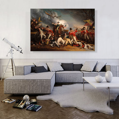 The Death Of General Mercer Battle Of Princeton 1777