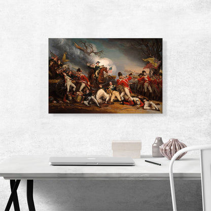 The Death Of General Mercer Battle Of Princeton 1777