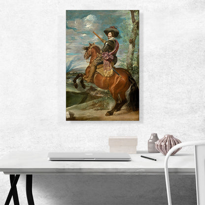 Gaspar De Guzman Count-Duke Olivares On Horseback