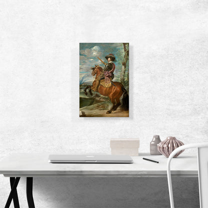 Gaspar De Guzman Count-Duke Olivares On Horseback