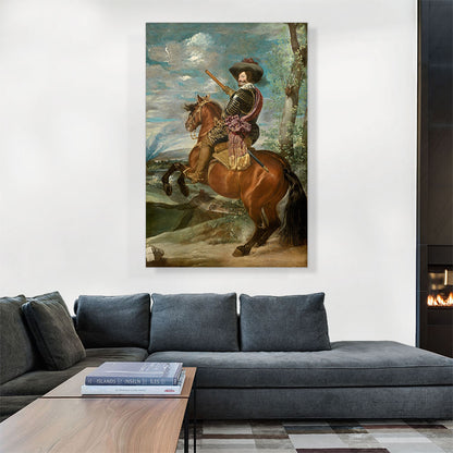 Gaspar De Guzman Count-Duke Olivares On Horseback