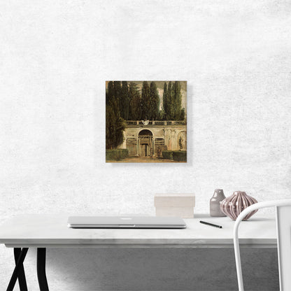 View Of The Gardens Of Villa Medici Rome 1630