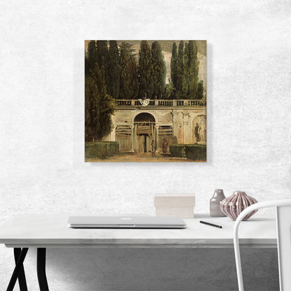 View Of The Gardens Of Villa Medici Rome 1630