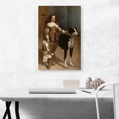 Dwarf With a Dog 1645