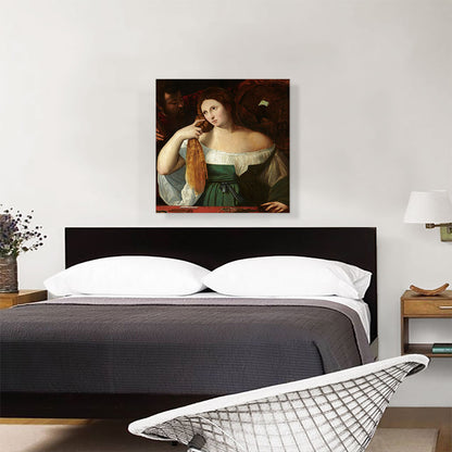 A Lady At Her Toilette