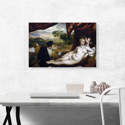 Venus And The Lute Player 1565