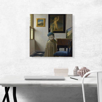 Lady Standing At The Virginal 1672