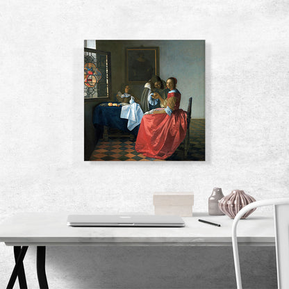 The Girl With The Wineglass 1659