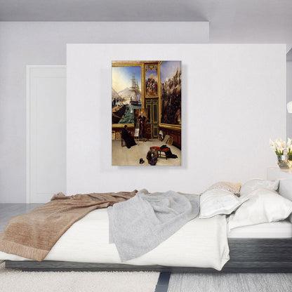 Brother Philippe Copying Portrait Of Marquis De Fontanes