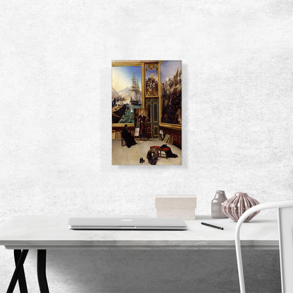 Brother Philippe Copying Portrait Of Marquis De Fontanes