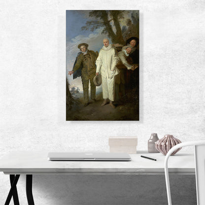 The Italian Comedians 1720