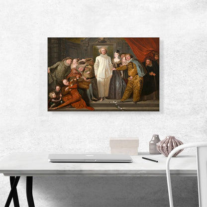 The Italian Comedians 1721