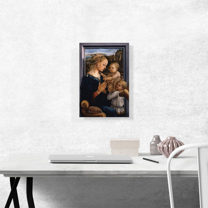 Madonna And Child With Two Angels