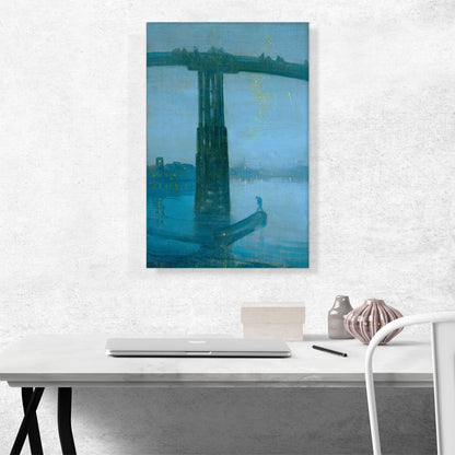Nocturne Blue and Gold - Old Battersea Bridge 1872