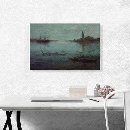 Nocturne In Blue And Silver The Lagoon Venice 1879