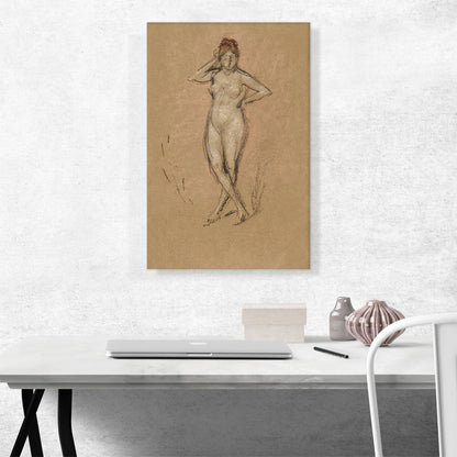 Nude Standing With Legs Crossed 1878