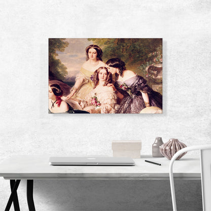 Empress Eugenie And Her Ladies In Waiting