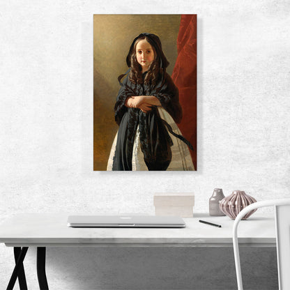 Portrait Charlotte Of Belgium Daughter Of King Leopold 1