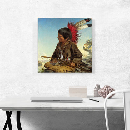 Indian Boy At Fort Snelling 1862
