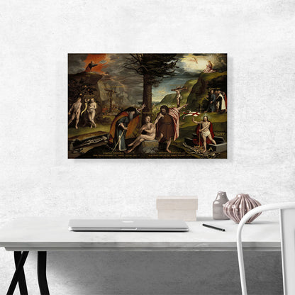 Allegory Of Old And New Testaments Early 1530