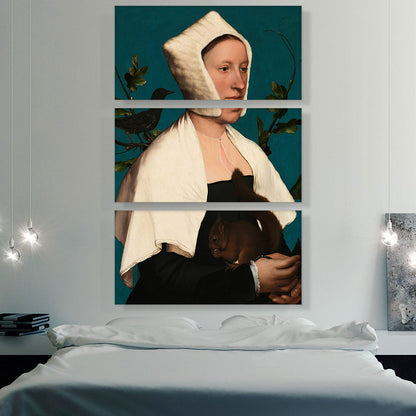 Portrait Of a Lady With a Squirrel And a Starling 1527