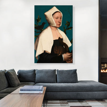 Portrait Of a Lady With a Squirrel And a Starling 1527